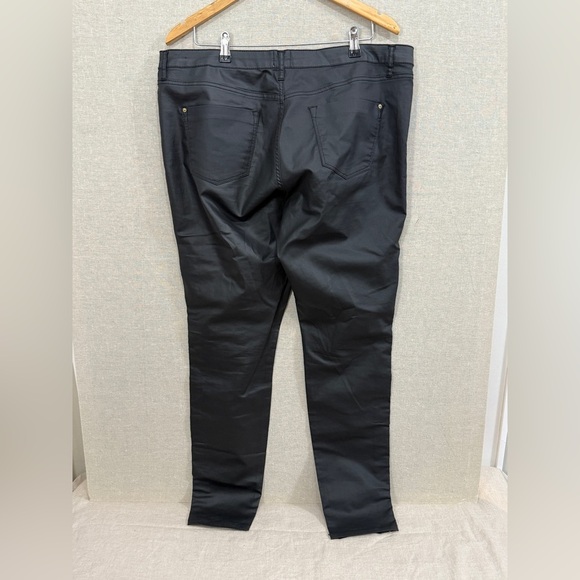 ASOS Denim Wax Coated Gold Chain Jeans 14 - Picture 5 of 12